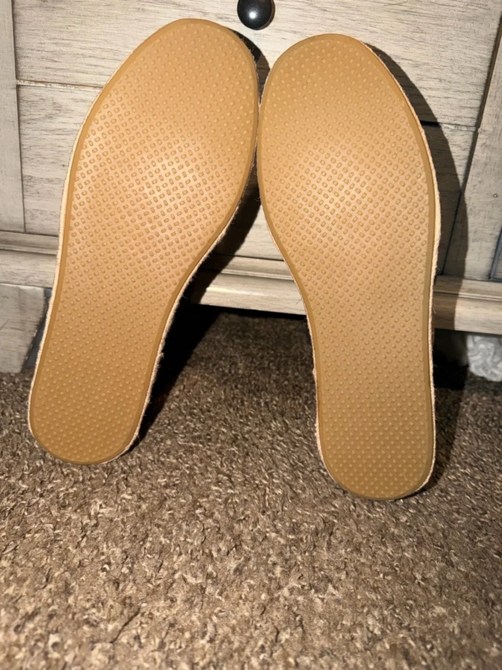 Tom’s Black and Tan Carolina Lace-Up Espadrille
